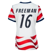 Camisa de Futebol Estados Unidos Alex Freeman #16 Equipamento Principal Mulheres Mundo 2026 Manga Curta